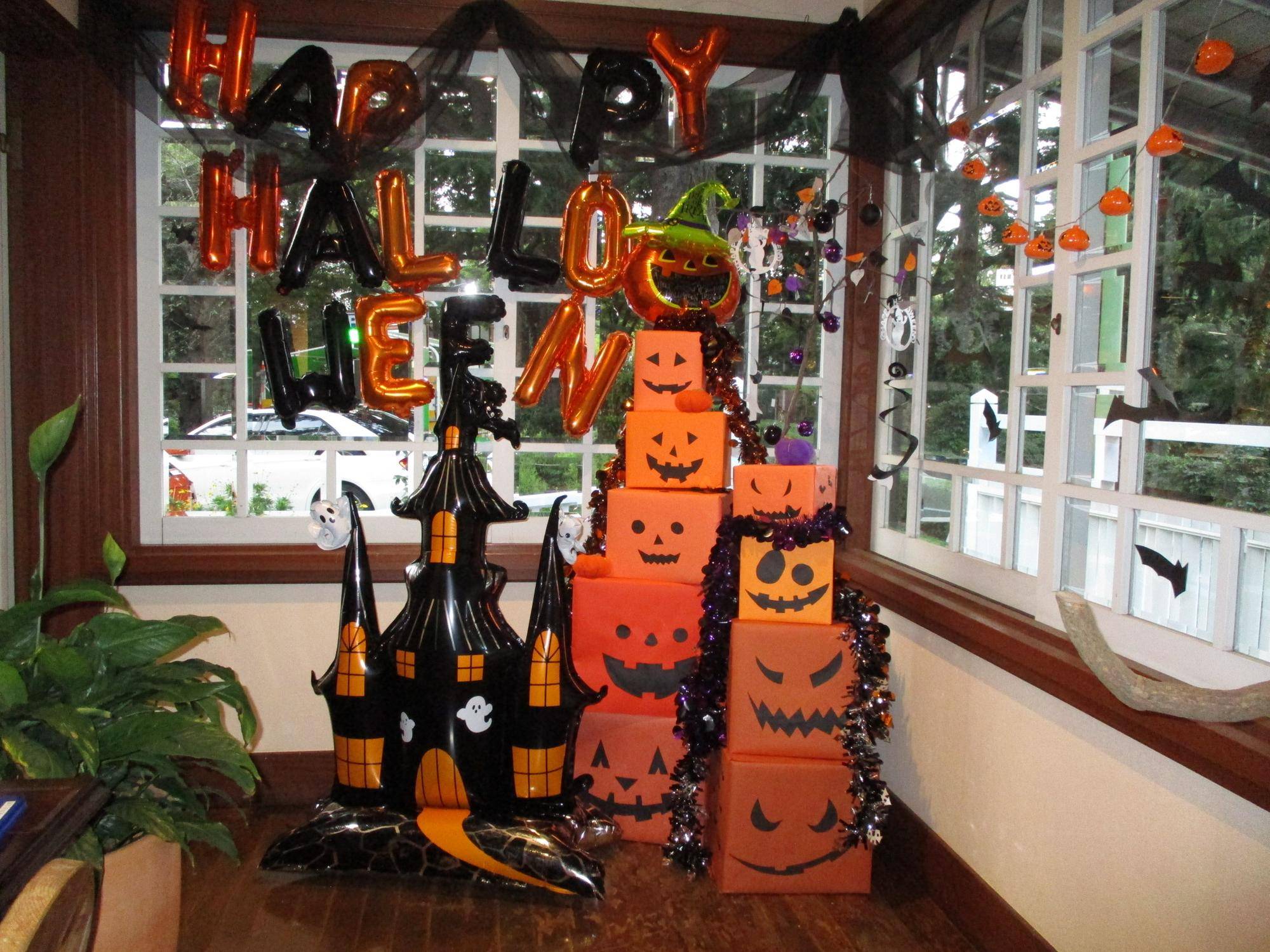 ハロウィン装飾の写真