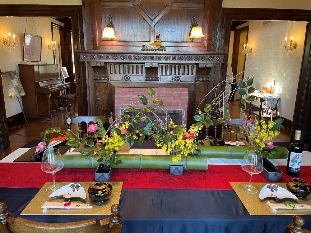 新春の装飾ダイニング(111番館) .JPG