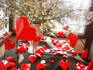 テニス発祥記念館のバレンタイン