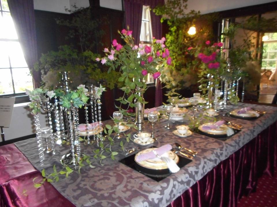 外交官の家 花と器のハーモニー2018の写真