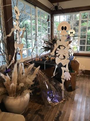 テニス発祥記念館 ハロウィン装飾