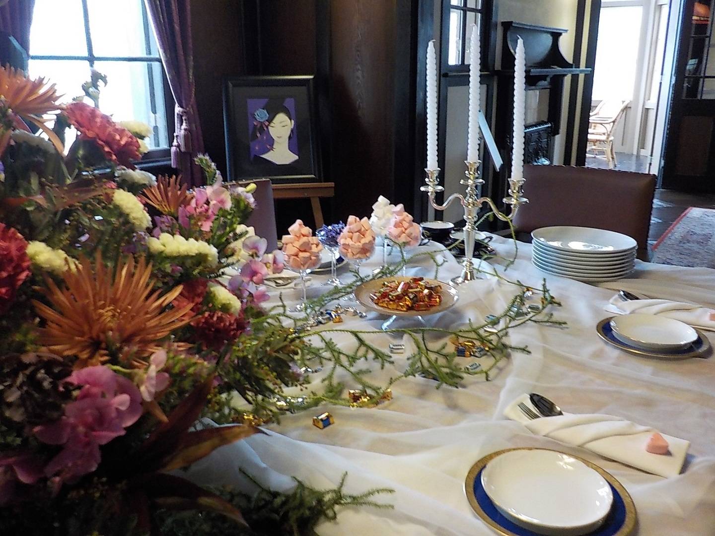 バレンタイン装飾の写真