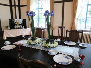 ベーリック・ホール 端午の節句装飾