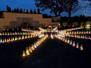 キャンドルガーデンの様子（12/21）