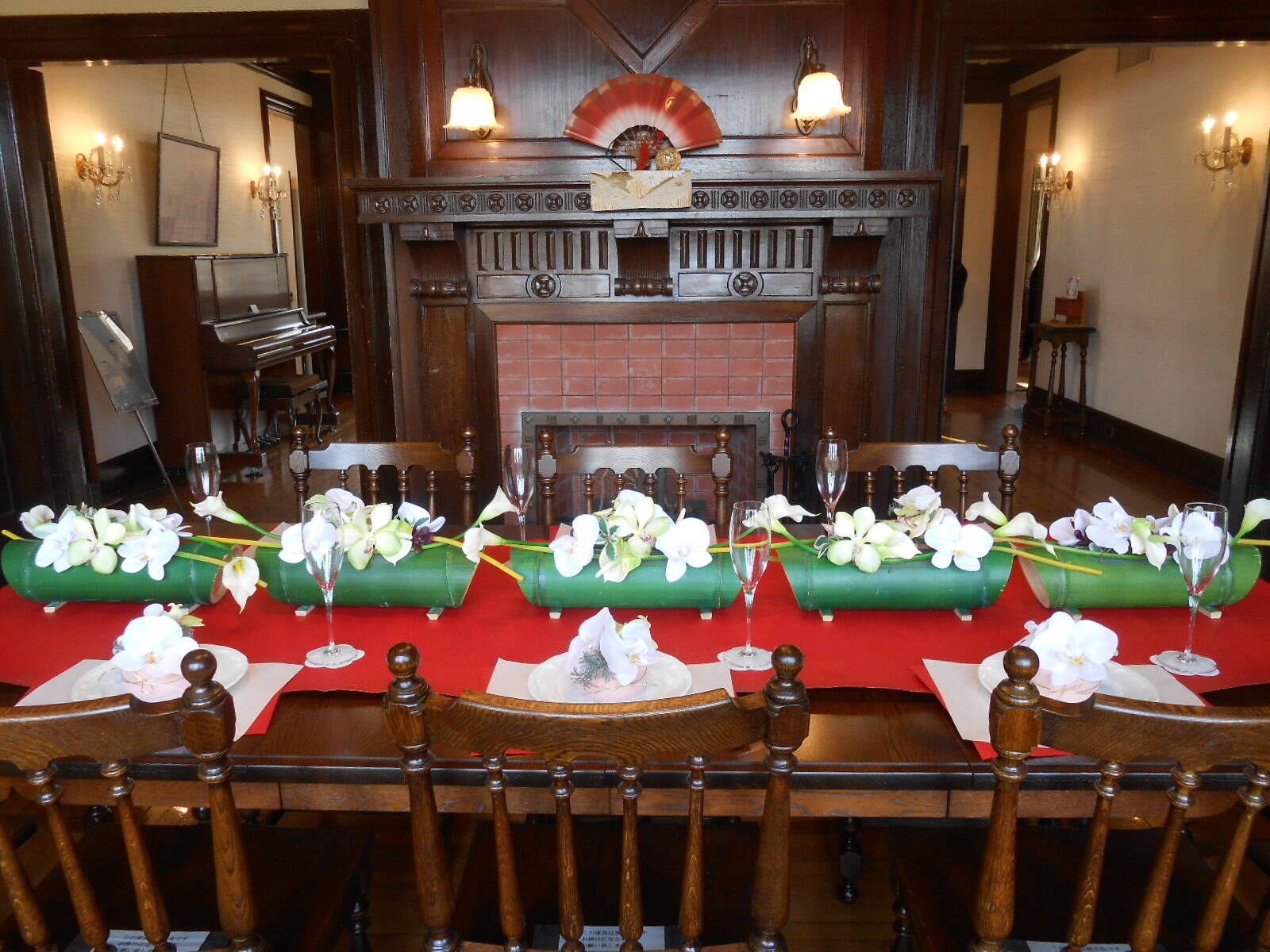 山手111番館 お正月の装飾の写真