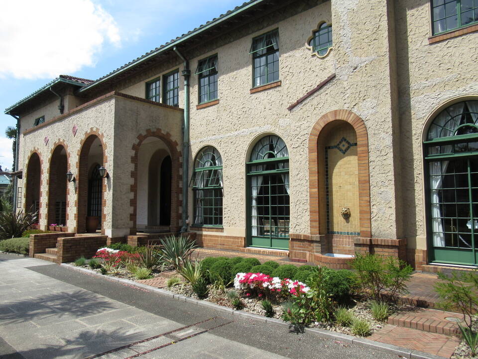 ベーリック・ホール　庭園のお花の写真