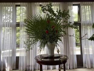 横浜市イギリス館  出張挿花