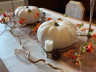 エリスマン邸　ハロウィンの飾りつけ