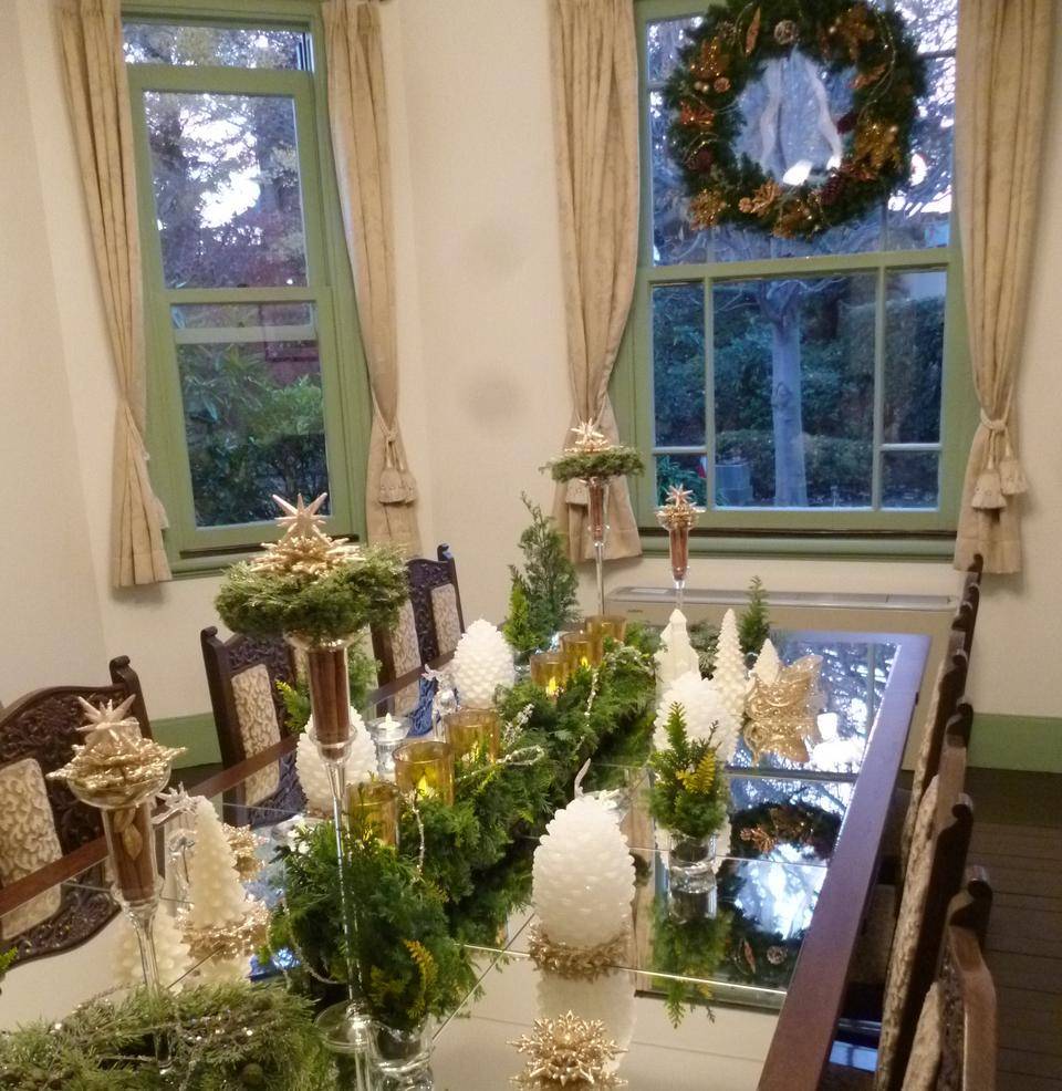 ブラフ18番館のクリスマス飾りの写真