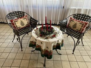 横浜市イギリス館のクリスマス飾り