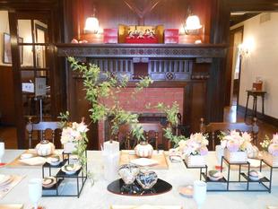 山手111番館　桃の節句の飾りつけ