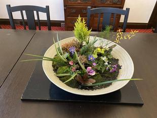 横浜市イギリス館　お正月装飾