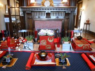 山手111番館のお正月装飾