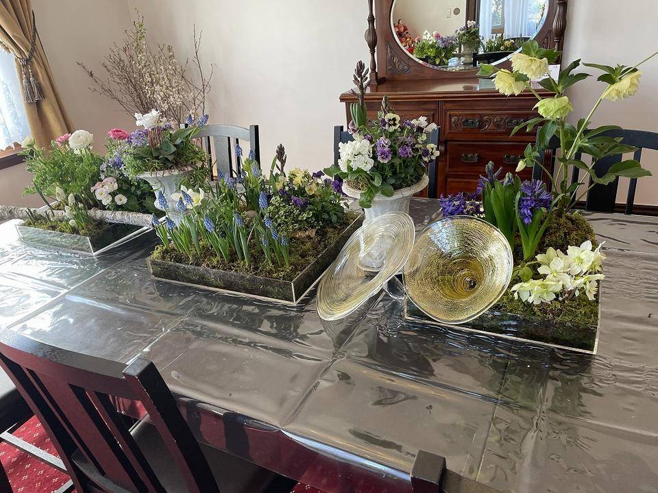 横浜市イギリス館　桃の節句装飾の写真