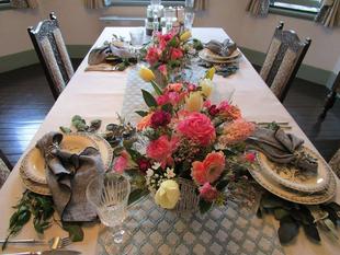 ブラフ18番館のバレンタイン装飾