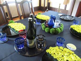 ベーリック・ホール　お月見装飾「月の満ちかけを愛でる秋」