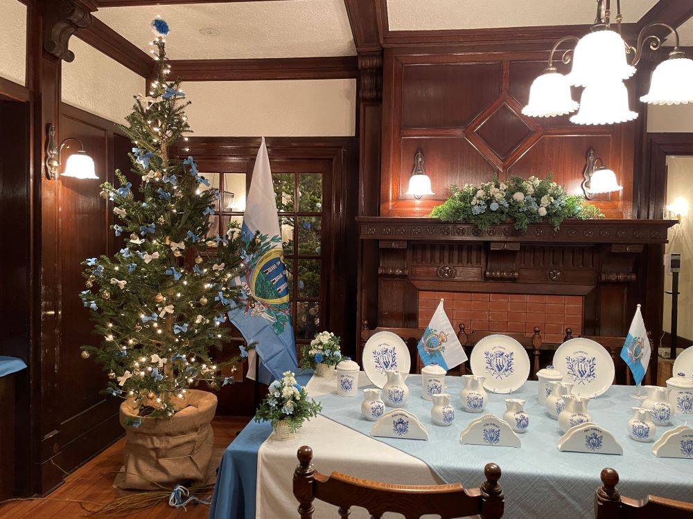 山手111番館 世界のクリスマス2022館内装飾の写真