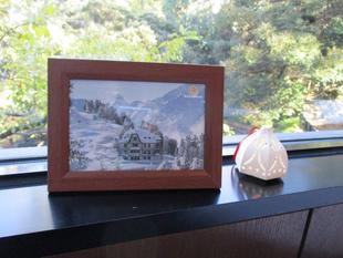 エリスマン邸 スイスの絵はがき