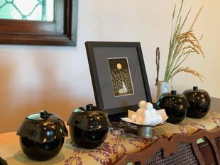 エリスマン邸　お月見装飾「でたでた月が...名月を」