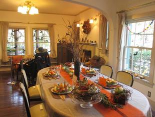 山手234番館　ハロウィン装飾《Tea　timeを楽しむハロウィン》