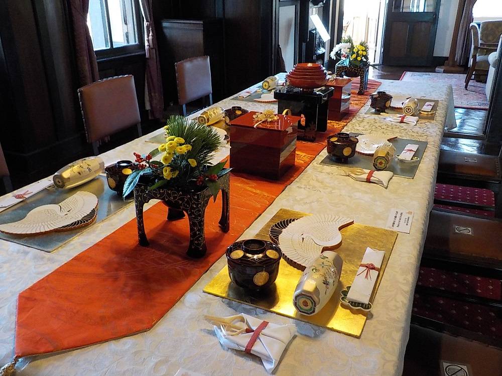 外交官の家 お正月装飾『初春のおもてなし~新たな出逢い~』の写真