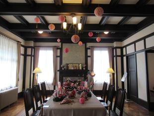 ベーリック・ホール　桃の節句装飾「春らんまん、たのしいうれしいひなまつり」