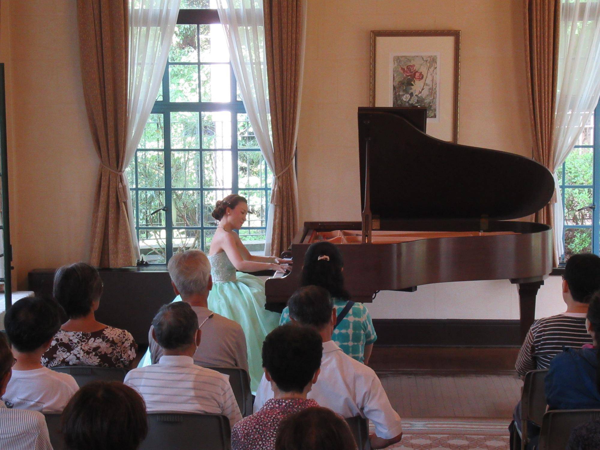 ベーリック・ホール　リビングコンサート（7/21）の写真