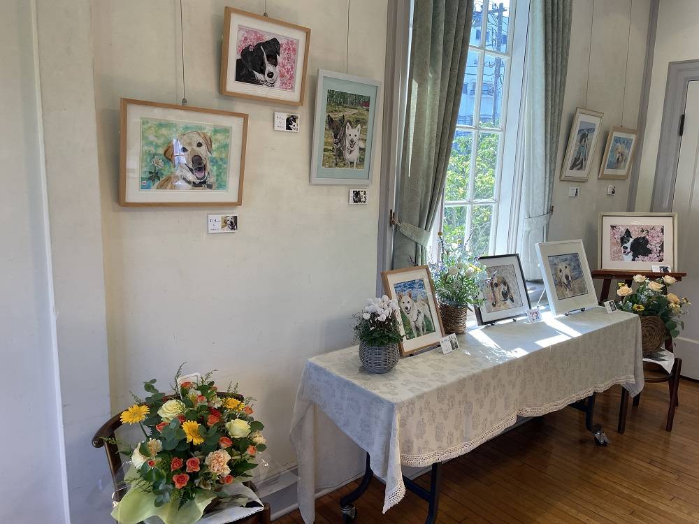 山手111番館　11月ギャラリー展示2024『わんキルト展示』の写真