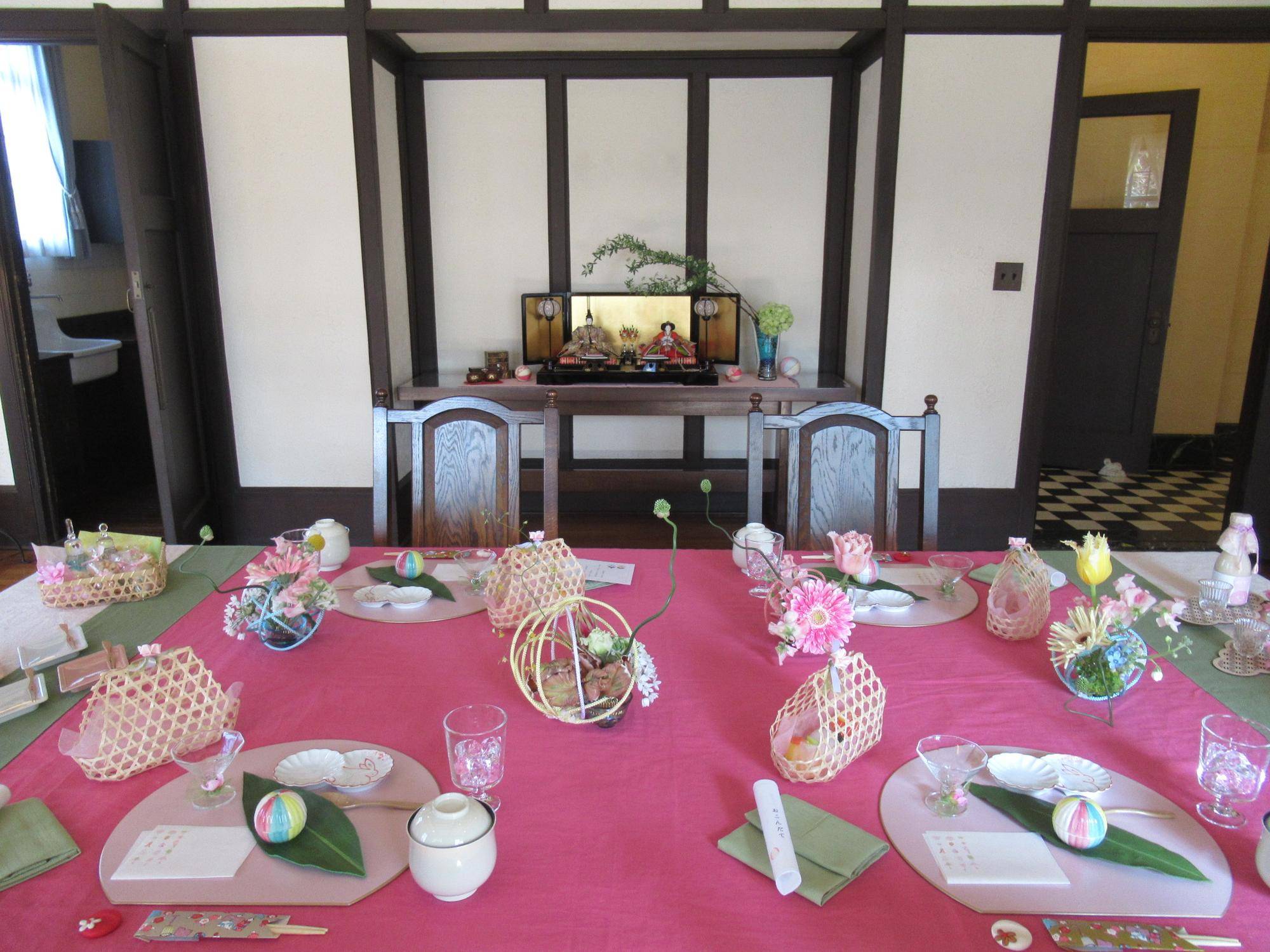 ベーリック・ホール　桃の節句の写真