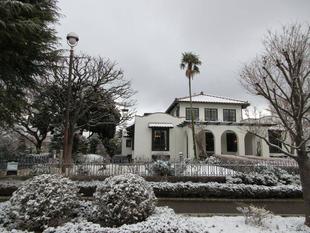 山手111番館　２月8日の雪景色