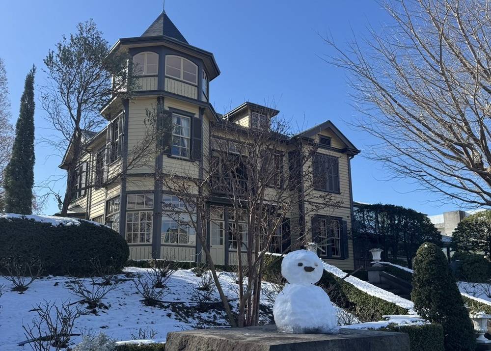 外交官の家　冬晴れの山手イタリア山庭園の写真