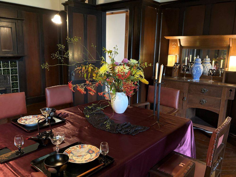 外交官の家　お月見装飾　「月華の宴」の写真