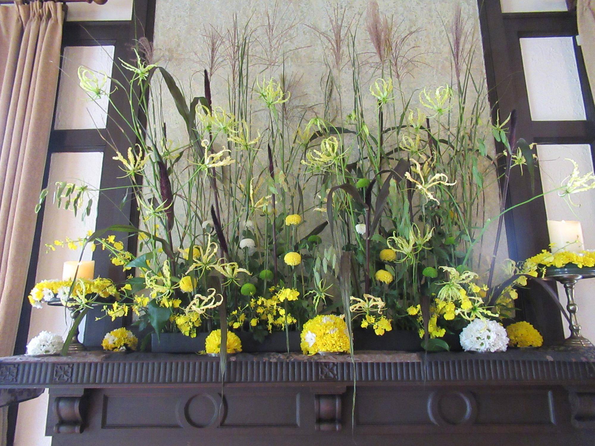 0909お月見装飾 (暖炉).JPG