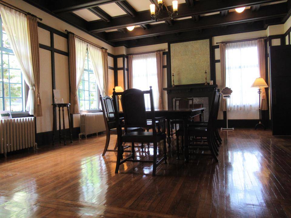 0717 ワックスがけ (食堂.JPG