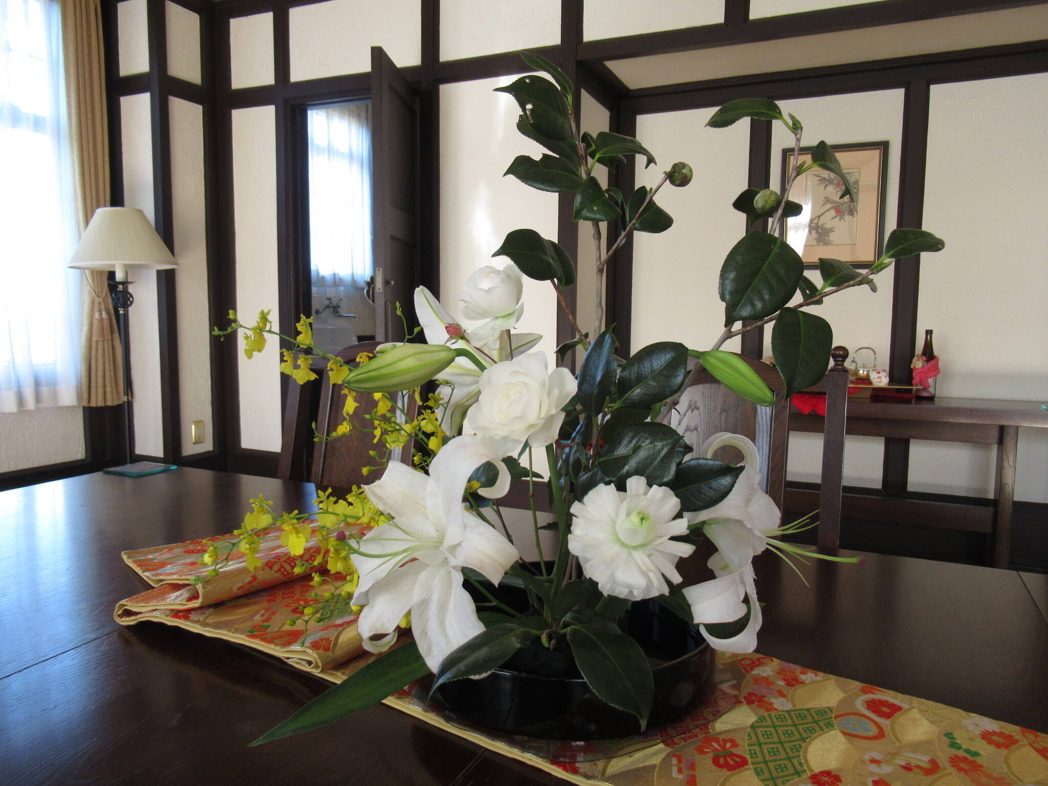 ベーリック・ホールお正月装飾 (1).JPG