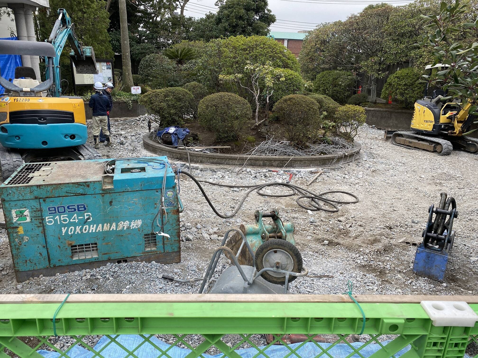 イギリス館ロータリー改修工事 (3).JPG