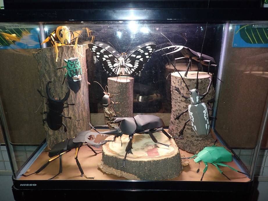 絶賛開催中!(ののはな館 昆虫絵画・オブジェ・標本展示コーナー編):「むし・虫・カブトムシ!展」ブログその6の写真