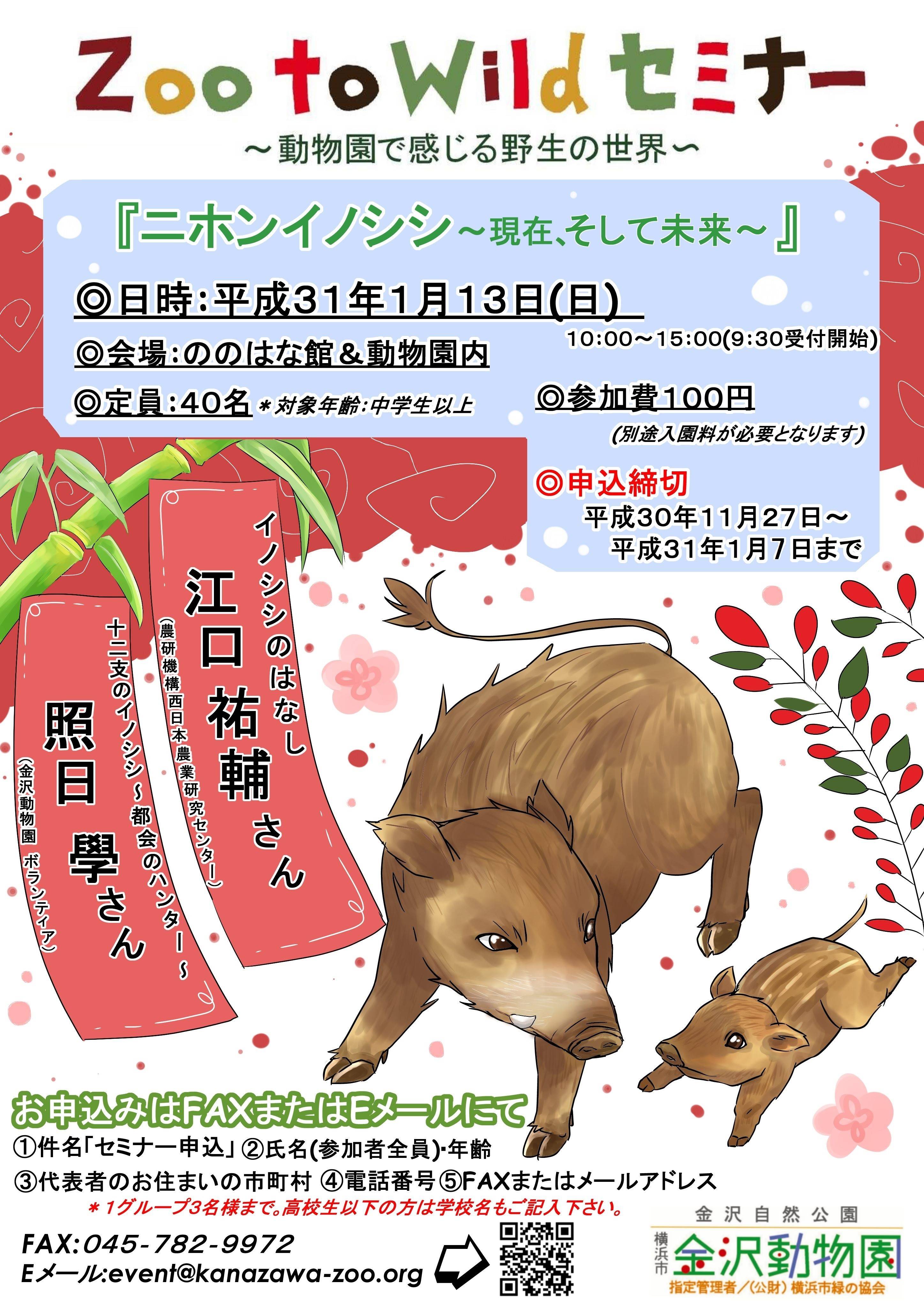 Zoo to Wild セミナー開催しますの写真