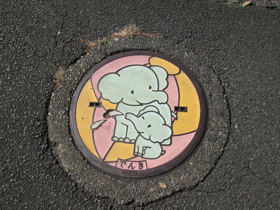 デザインマンホールありますの写真