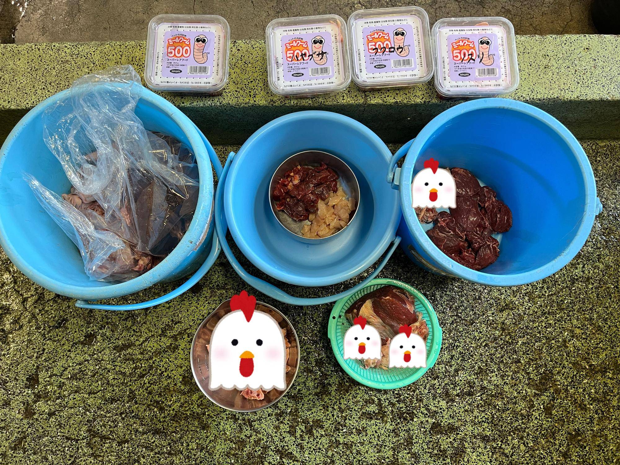 飼料班の日常①(肉)の写真