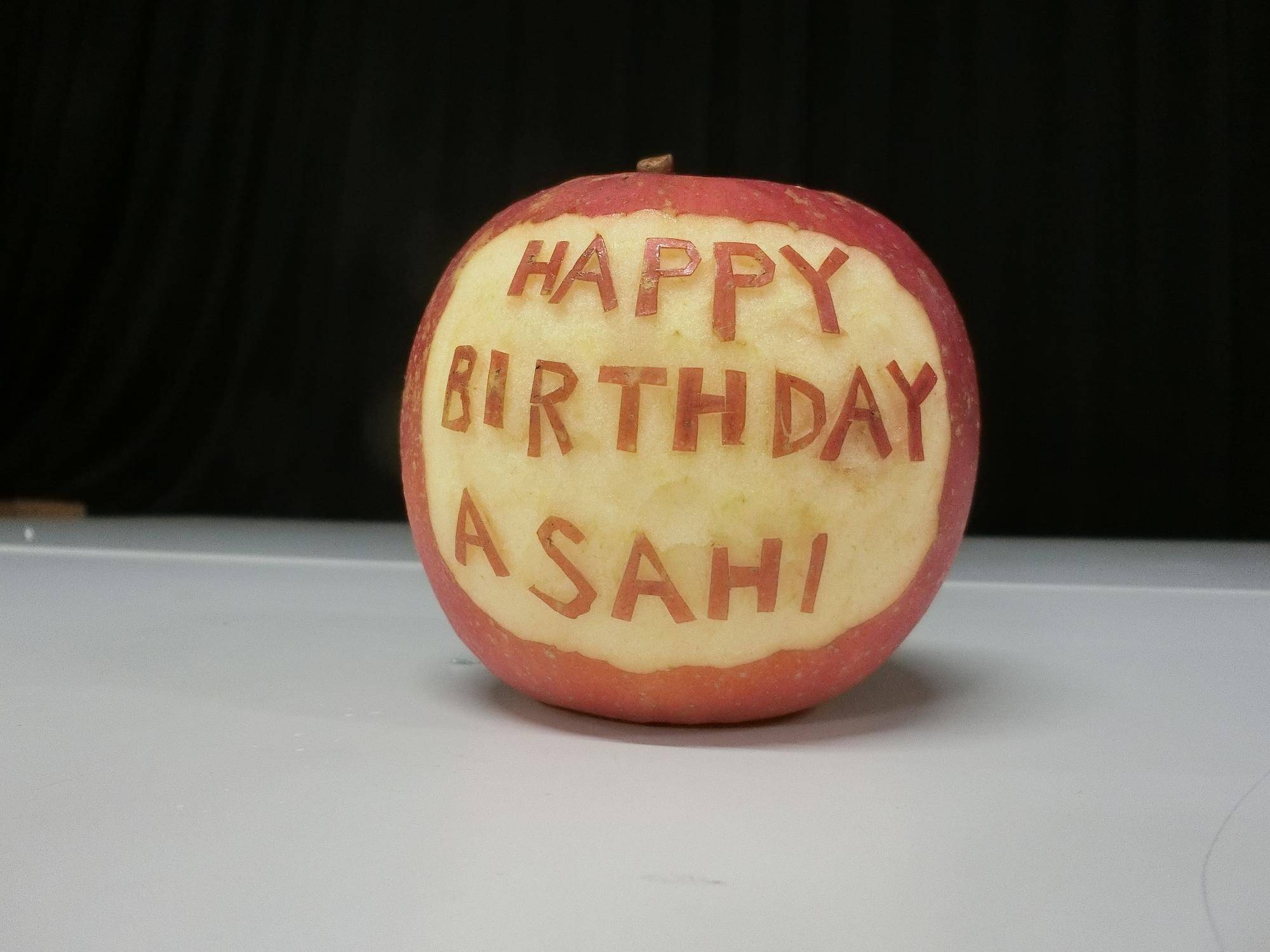 Happy Birthdayアサヒ!の写真