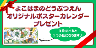 よこはまのどうぶつえん　オリジナルポスターカレンダープレゼント