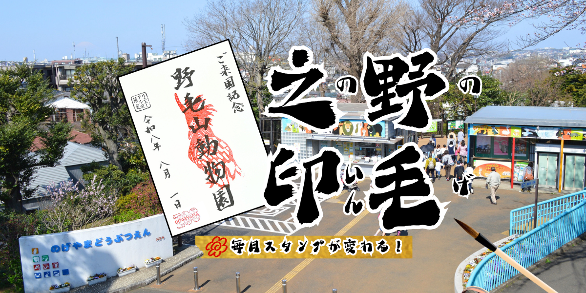 【ご来園記念】野毛之印（のげのいん）の８月の絵柄はカグー！の写真