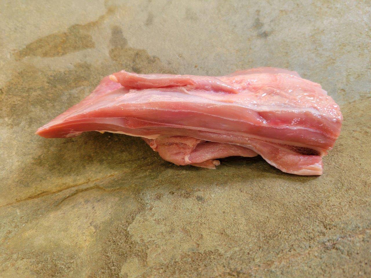 与える前の骨付き肉②