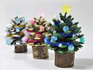 松ぼっくりツリーを作ろう！