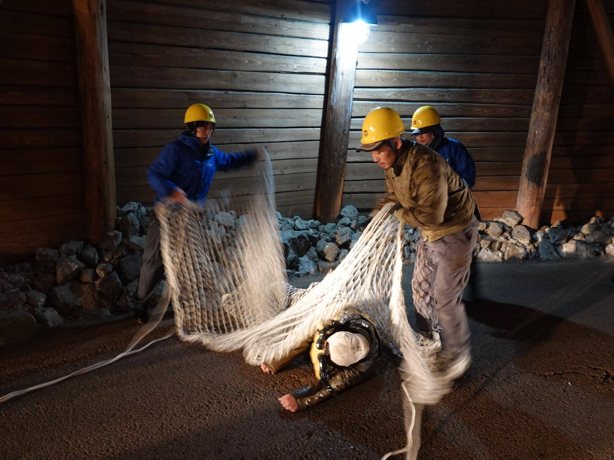 雨の中での大捕り物~逸走動物捕獲訓練を実施しました~の写真