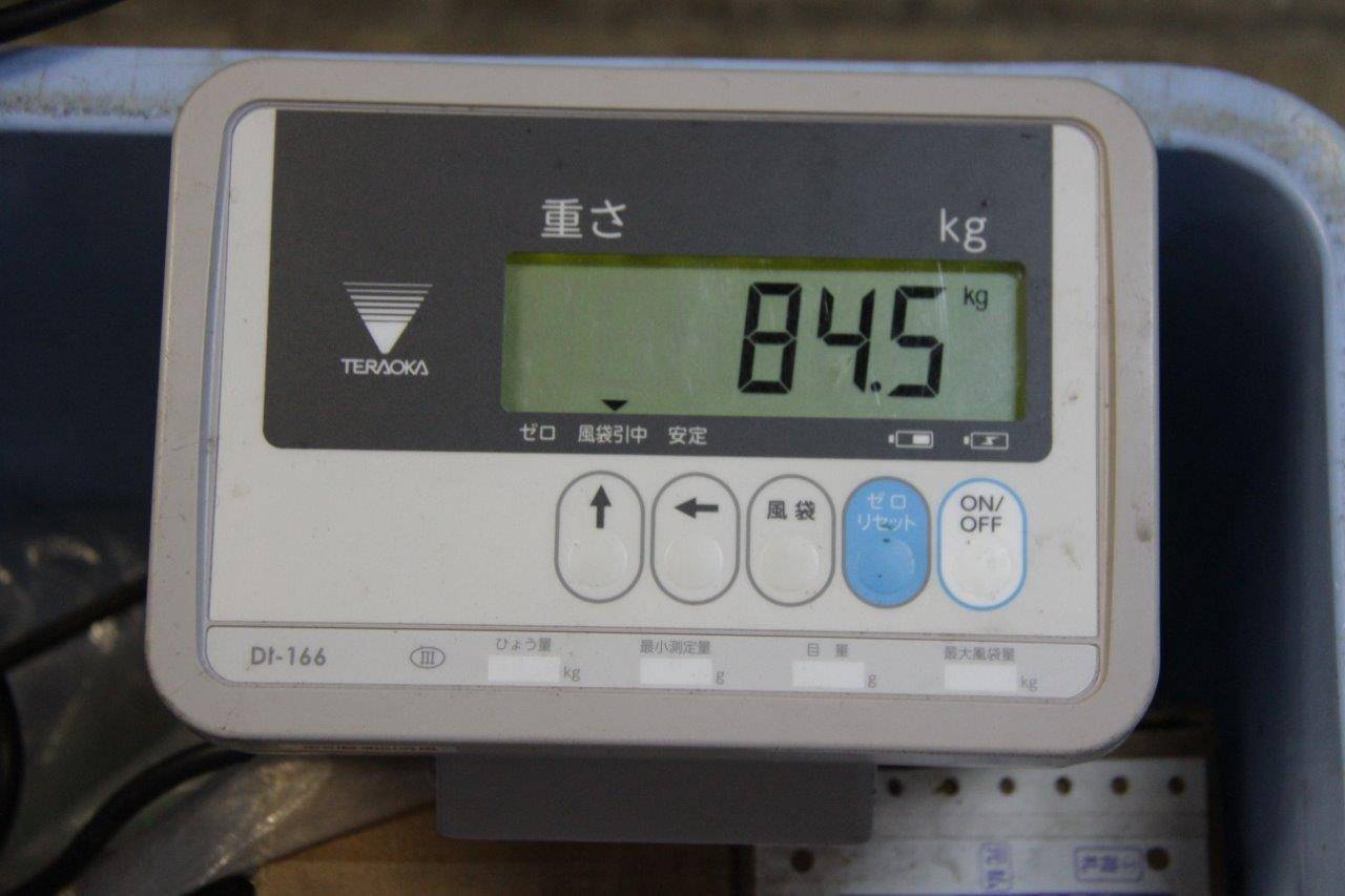 ムジュの体重は、84.5キロ